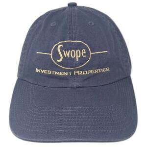 Fahrenheit Baseball Cap Blue Gold Swope Investment Properties Slideback Hat OS